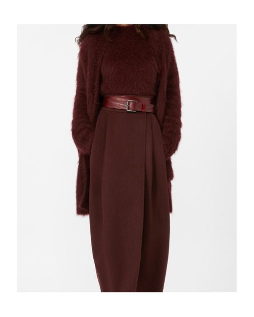 Max Mara Purple Affetto1234 Open Front Cardigan