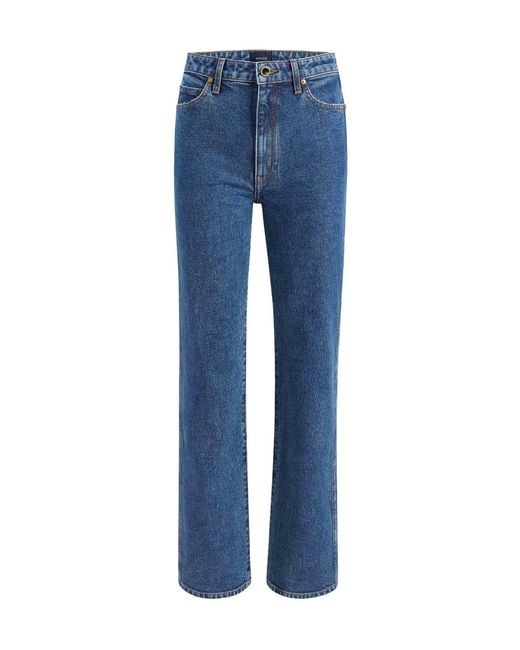Khaite Blue Danielle Stretch Jean