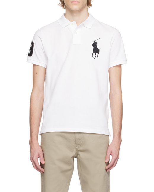 Polo Ralph Lauren Pony Embroidered Polo Shirt in White for Men | Lyst