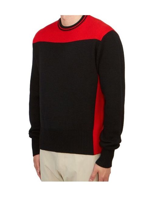 Ferragamo Black Crew Neck Knitwear for men