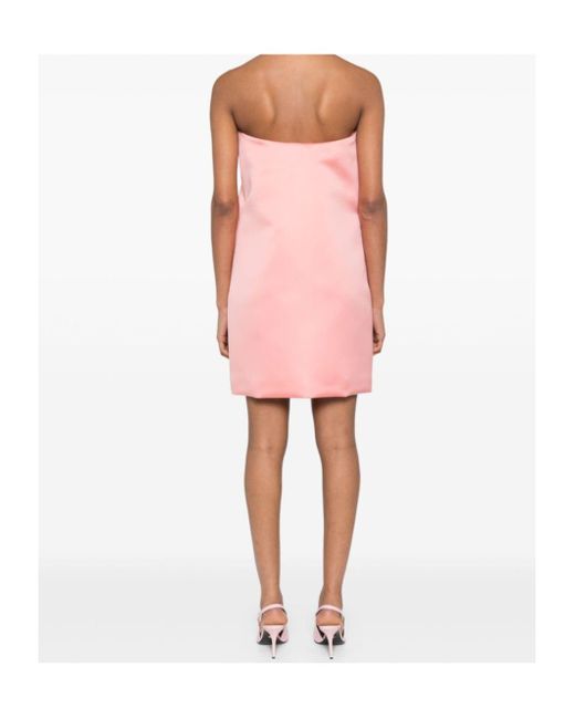 Philosophy Di Lorenzo Serafini Pink Wrap Mini Dress