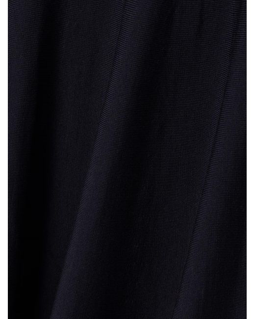 Khaite Blue Long-Sleeved Dress
