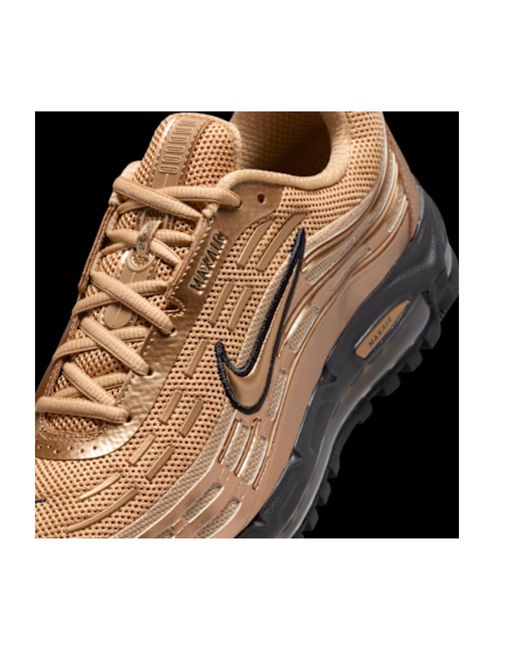 Nike Brown Air Max Lace-Up Sneakers for men