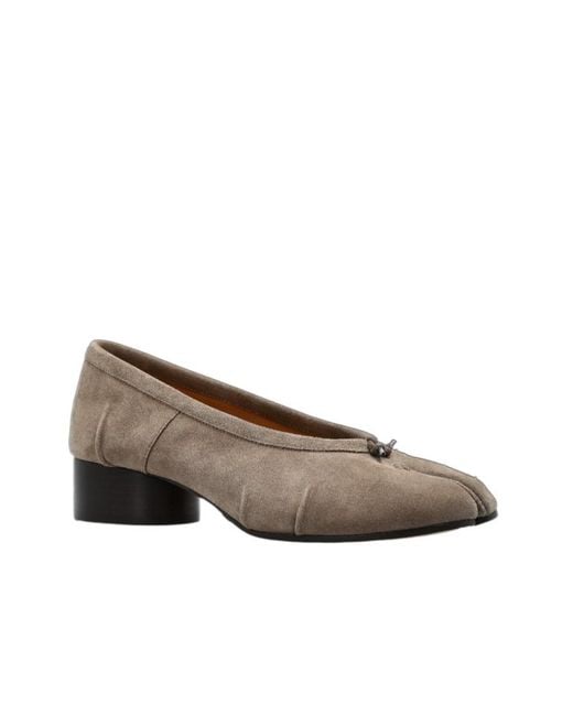 Maison Margiela Brown Tabi Low-Heeled Shoes