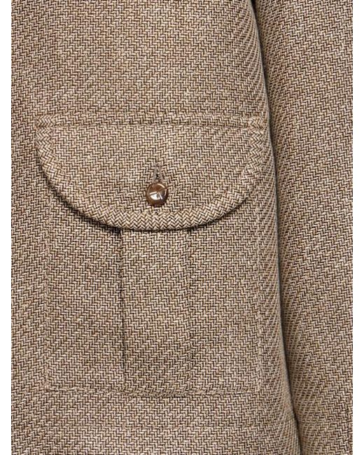 Blazé Milano Brown Single-Breasted Casual Jacket