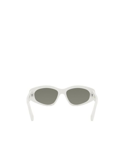 Céline White Cat's Eye Sunglasses for men