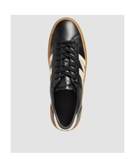 Moncler Brown Monaco2 Low-Top Trainers for men