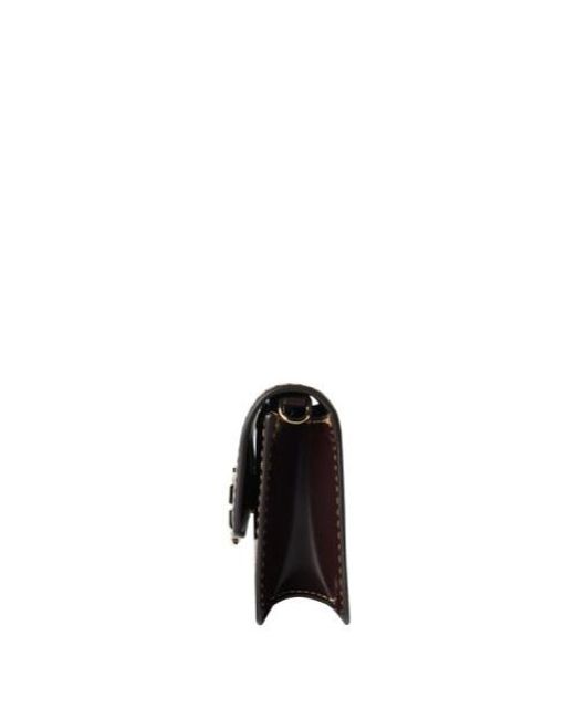 Tory Burch Brown Flap Shoulder Bag