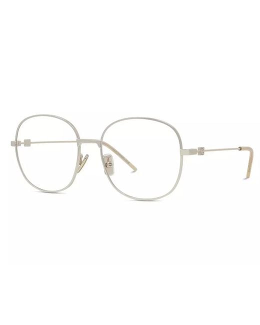 Givenchy White Round-Frame Glasses for men