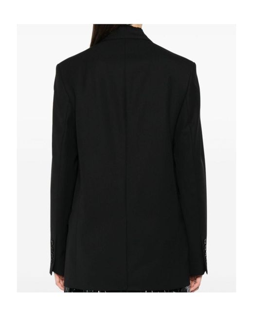 Totême Black Totême Single-Breasted Long Sleeved Blazer