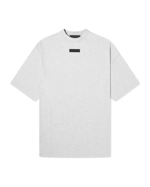 Fear Of God White Spring Tab T-Shirt for men