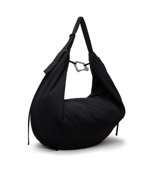 HELIOT EMIL Black Cauda Shoulder Bag for men
