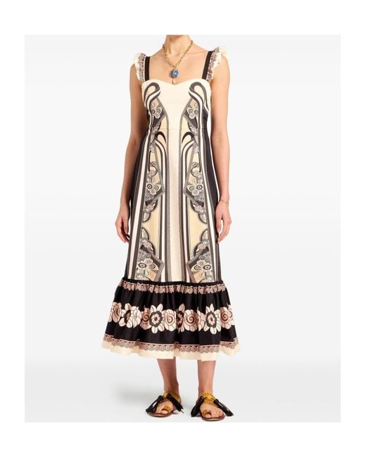 LaDoubleJ White Gingerbread Midi Dress