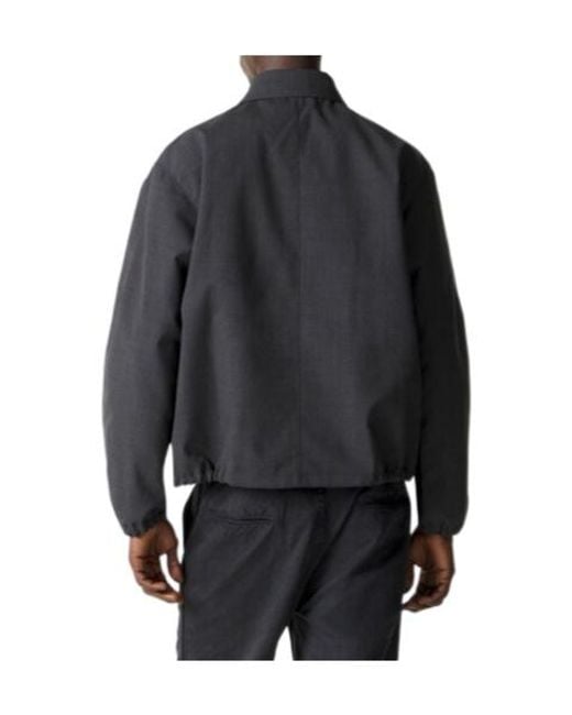 Auralee Black Oversized Jacket for men