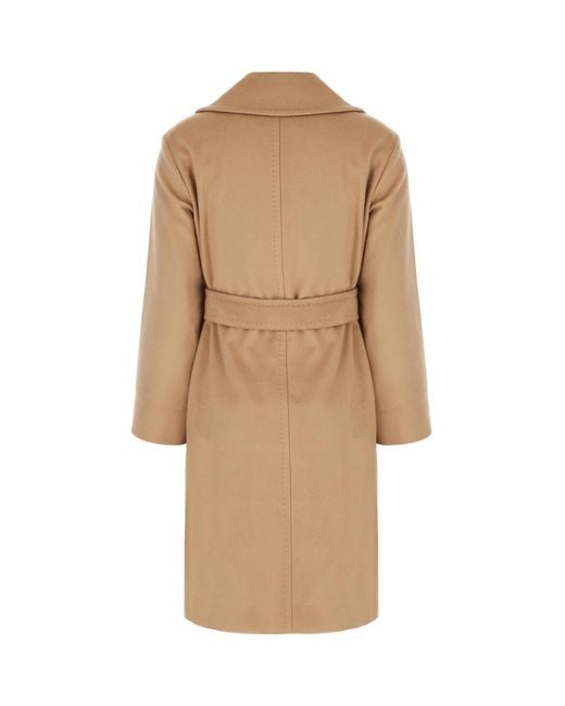 Max Mara Natural Studio Dravenna Belted Coat