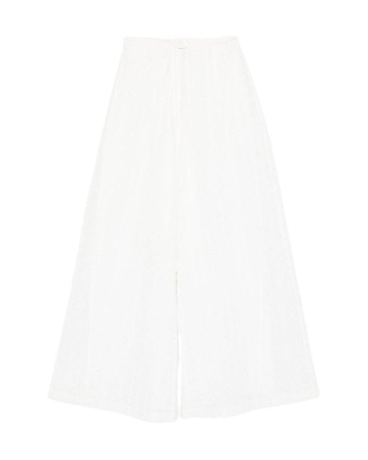 Forte_forte White Dot Trousers