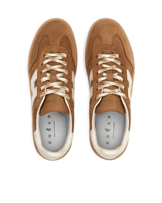 Hogan Brown Cool Sneakers