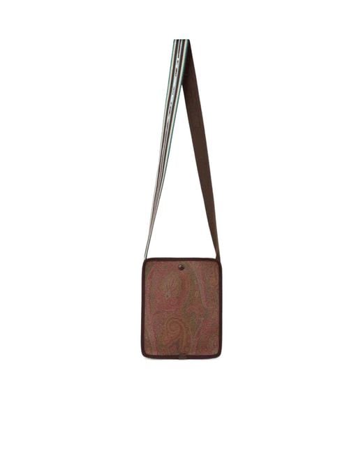 Etro White Essential Small Arnica Bag for men