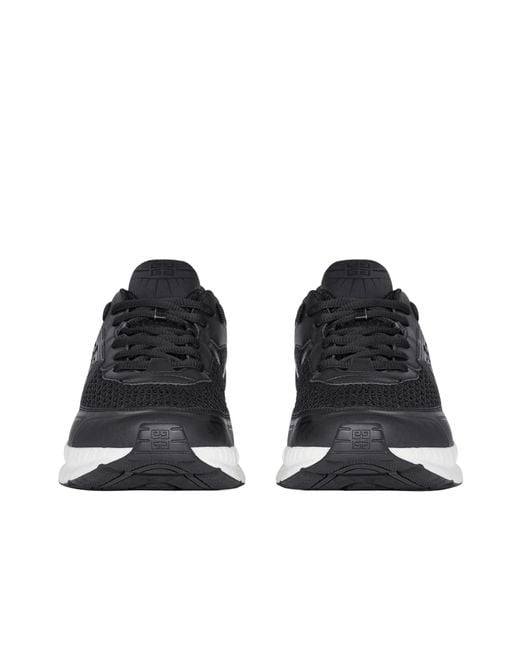 Givenchy Black Panelled Low-Top Sneakers for men