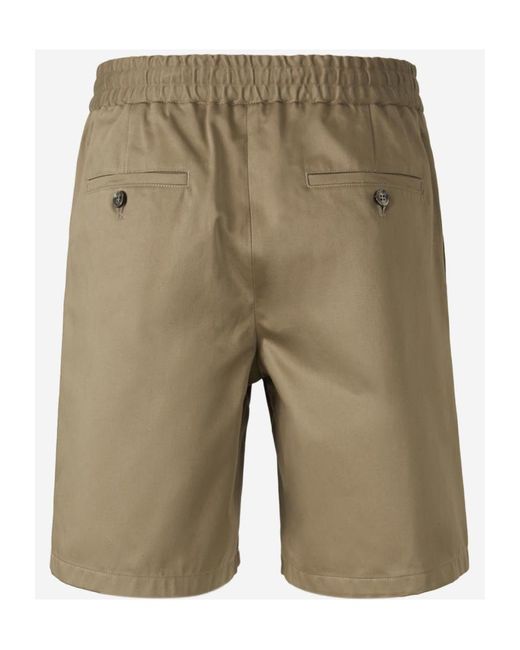 AMI Natural Ami Elasticated-Waist Shorts for men