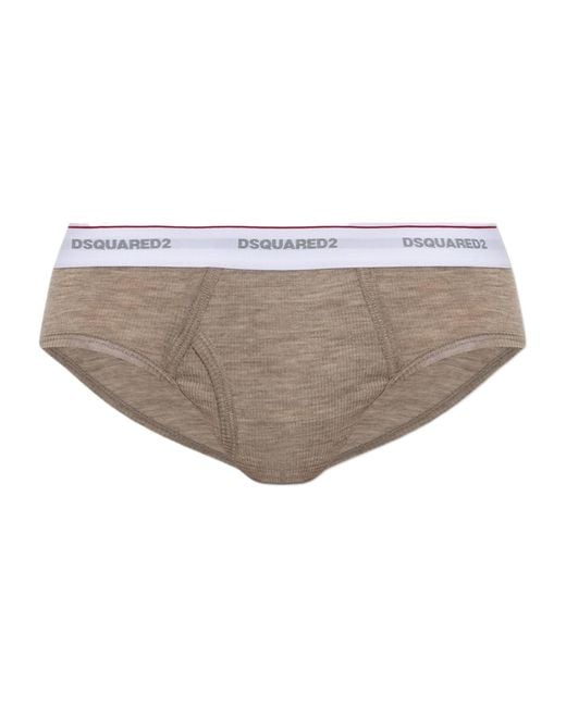 DSquared² White Logo Underwear for men
