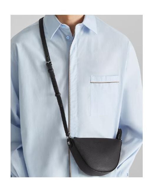 Fendi Black Melon Mini Shoulder Bag for men