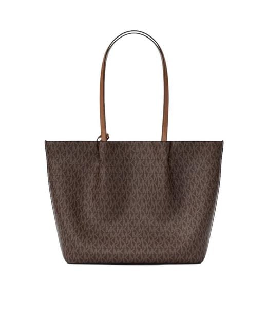 Michael Kors Brown Carson Large Signature Logo Tote Bag