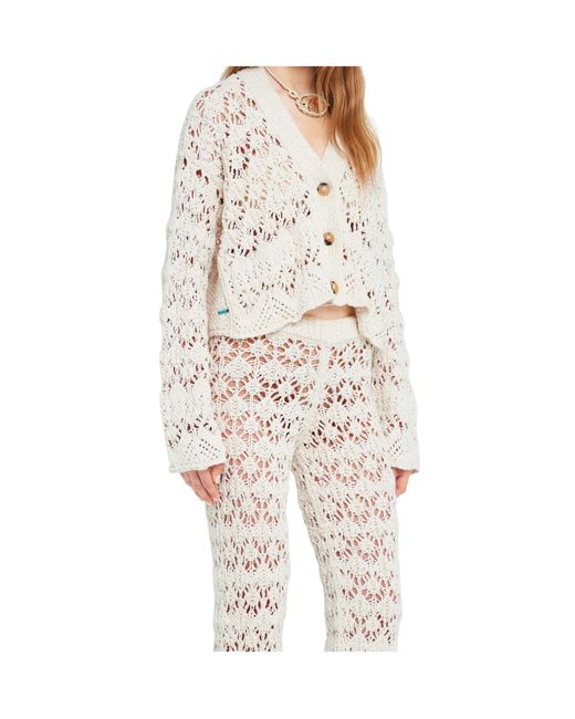 Alanui White Lagoon Romance Buttoned Cardigan