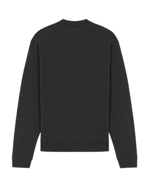 KENZO Black Boke Flower Crest Logo Embroidered Sweatshirt for men