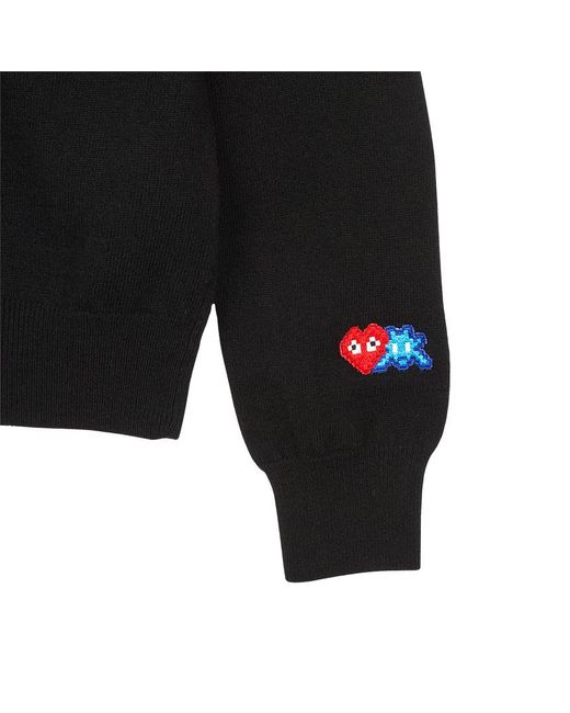 Comme des Garçons Black X Invader Long-Sleeved Sweater for men