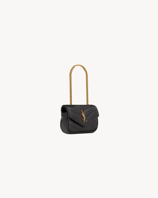 Saint Laurent Black Loulou Pendant