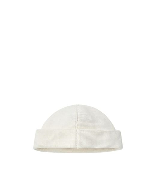 Loro Piana White Corvetta Beanie