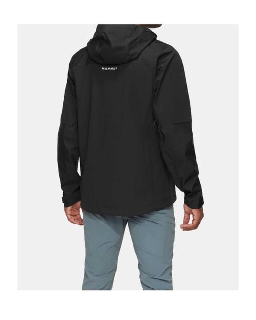 Mammut Black Ducan Guide Hs Hooded Jacket for men