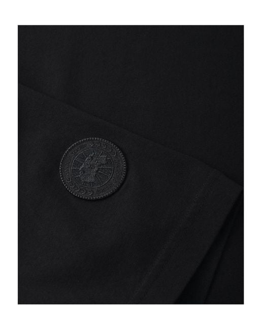 Canada Goose Black Cotton T-Shirt for men