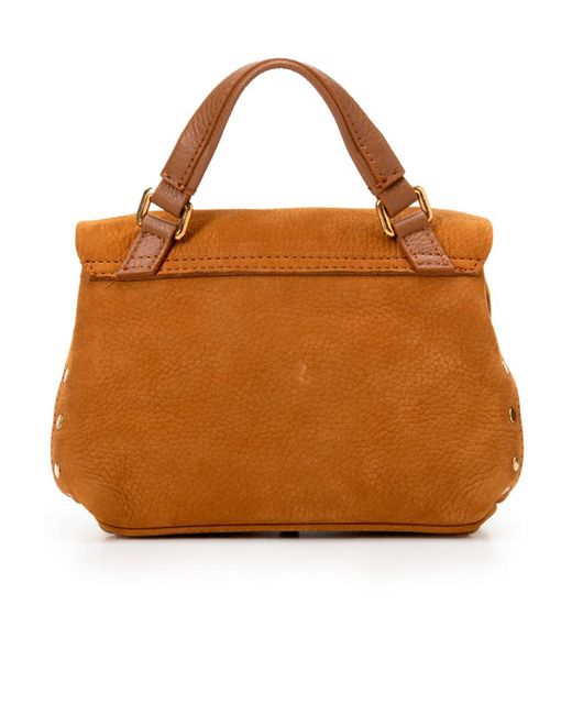 Zanellato Orange Flip Shoulder Bag