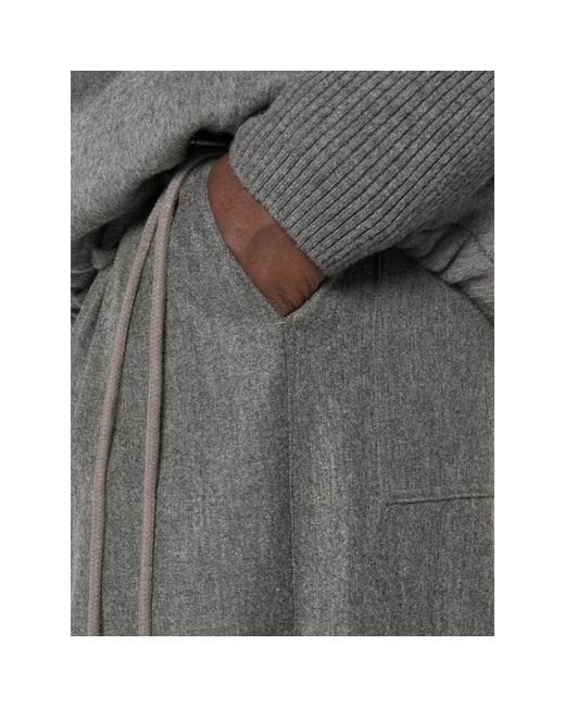 Soeur Gray Drawstringwaist Wideleg Trousers