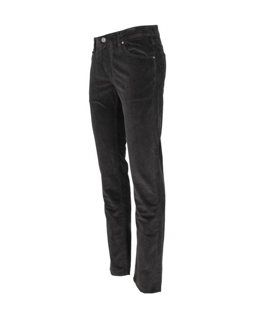 Jacob Cohen Black Belt-Loop Jeans for men