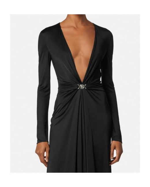 Versace Black Midi Dresses