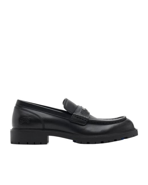 Burberry Black Rogue Slip-On Loafers for men