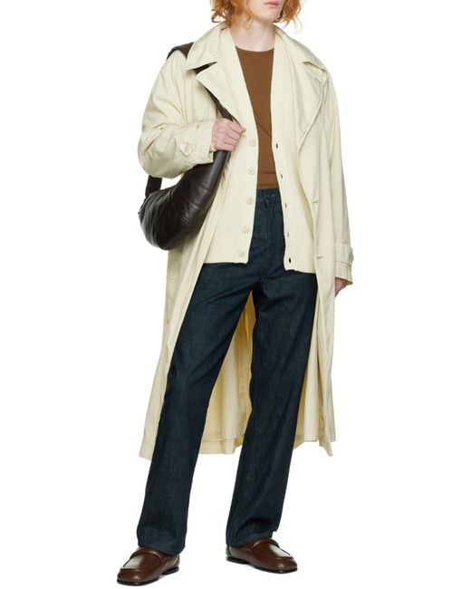 Lemaire Natural Wool Knitted Cardigan for men