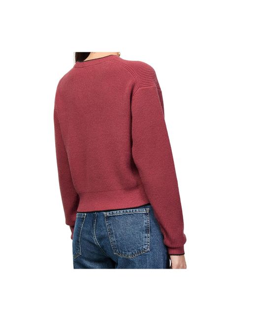 Chloé Red Logo Sweater