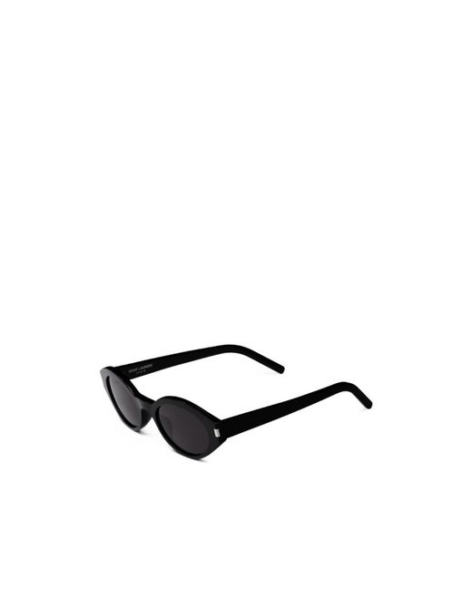 Saint Laurent White Eyewear Oval Frame Sunglasses