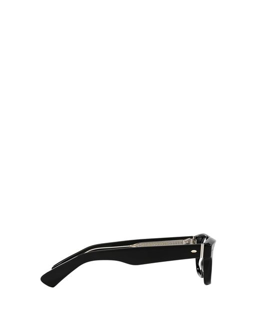 Oliver Peoples White Rectangle-Frame Glasses for men