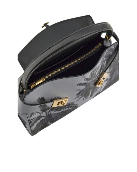 Ferragamo Black Hug Soft Shoulder Bag