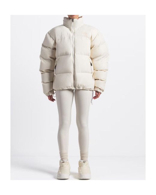 Skims Natural Tnf X Hooded Down Jacket
