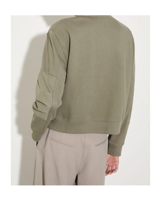 MAX&Co. Green Knitted Nylon Sweatshirt