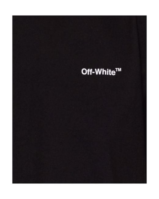 Off-White c/o Virgil Abloh Black Diag Printed Crewneck T-Shirt