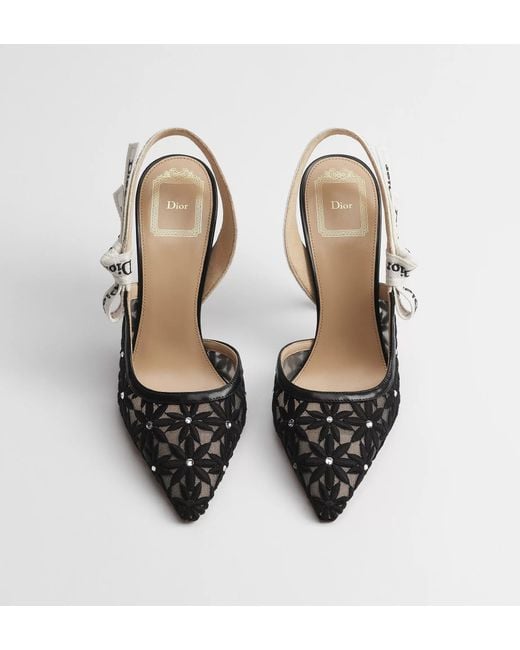 Dior Metallic J'A Slingback Pump