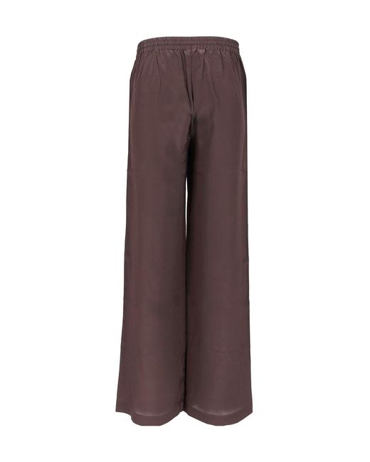 P.A.R.O.S.H. Brown Elasticated Trousers