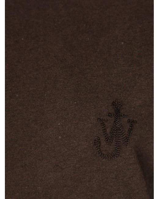 J.W. Anderson Brown Jw Anderson Short-Sleeved Crewneck T-Shirt